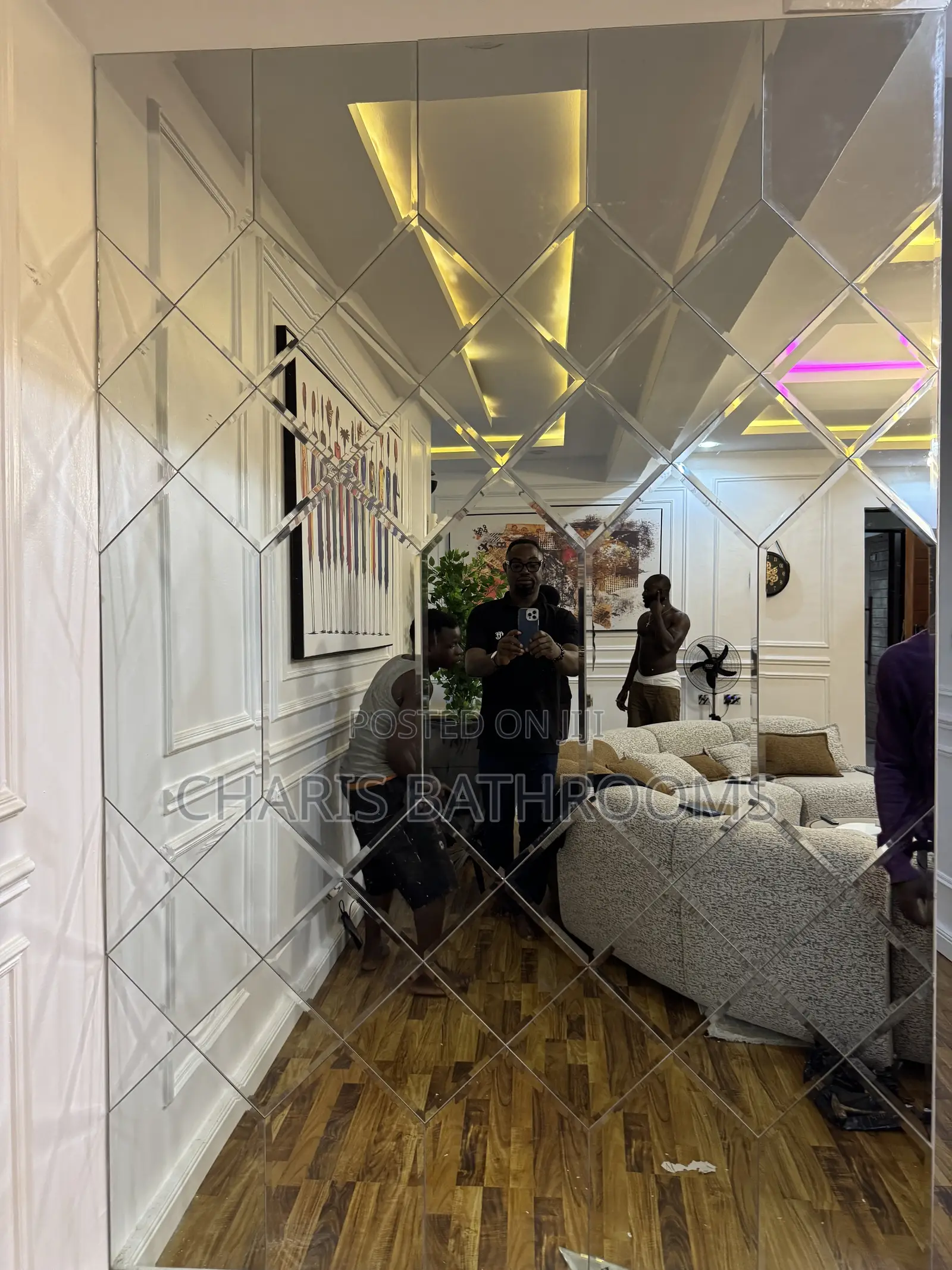 Bevelled Mirror