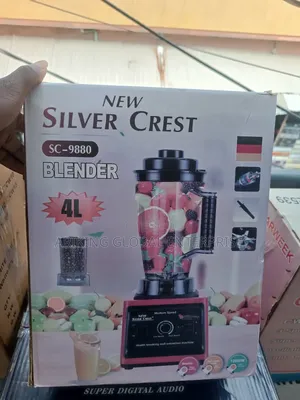 Heavy-Duty Silver Crest Juicer Blender for Home Use