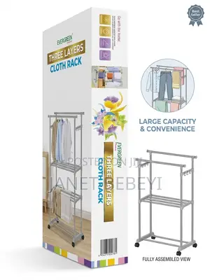 Three Layers Cloth Rack