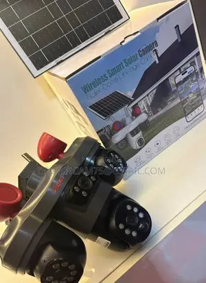 4G V380 Pro 3-Lens PTZ Solar Security Camera