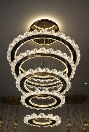 Crystal Ring Led Chandelier