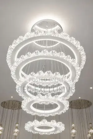 Crystal Ring Led Chandelier