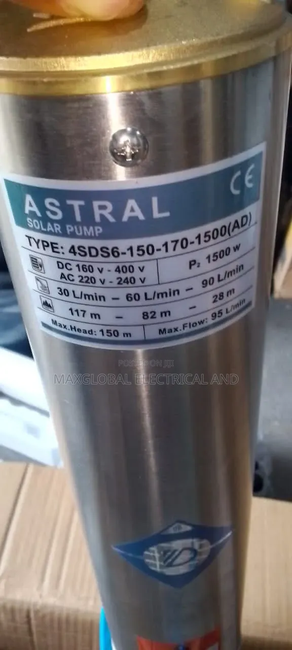 Astral 2hp AC/Dc Pump