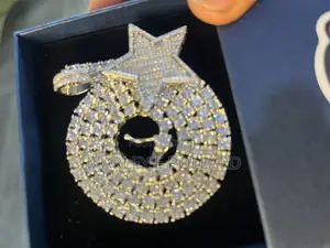 Star Pendant Tennis Iced Out Necklace