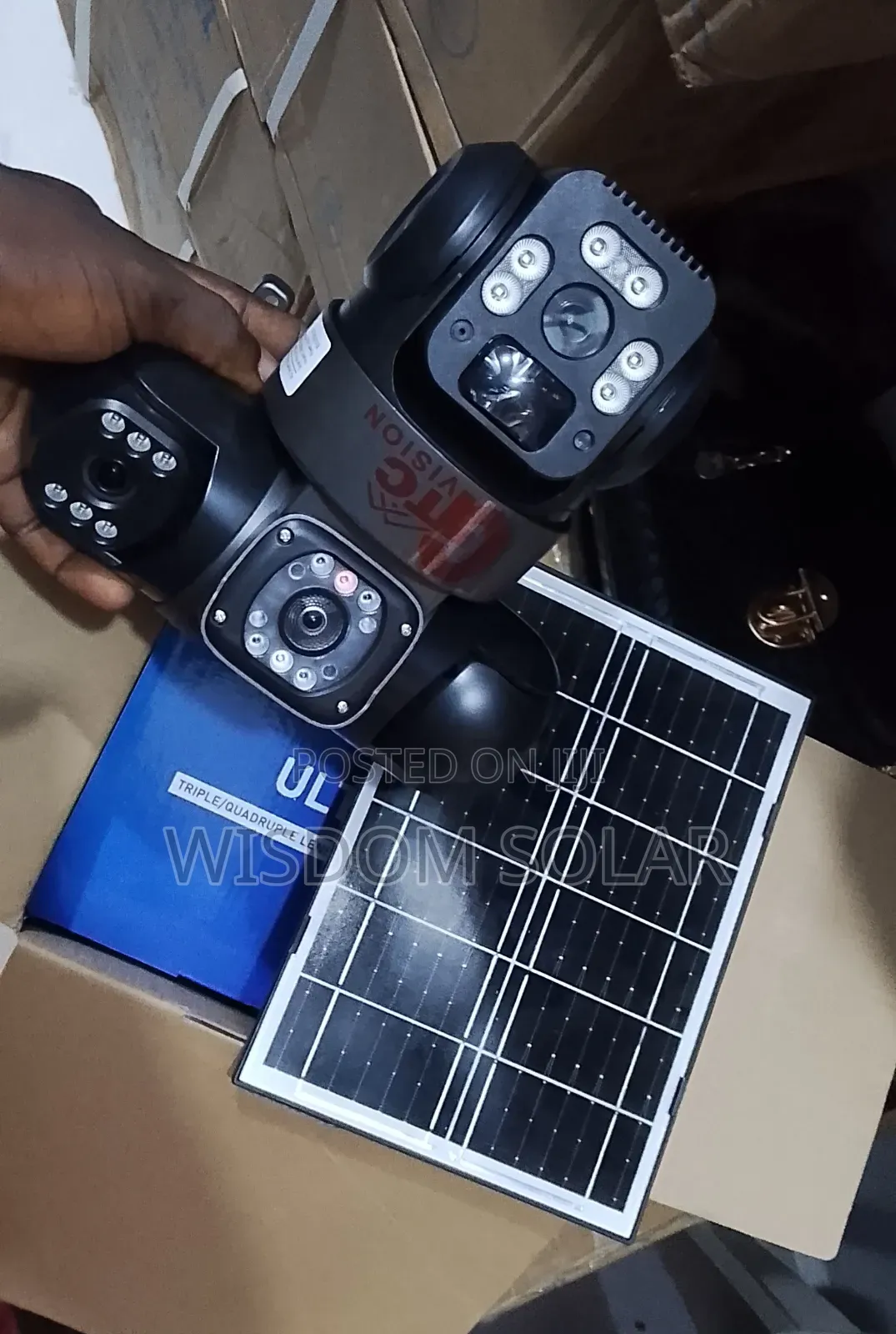 CCTV Camera With Solar Panel