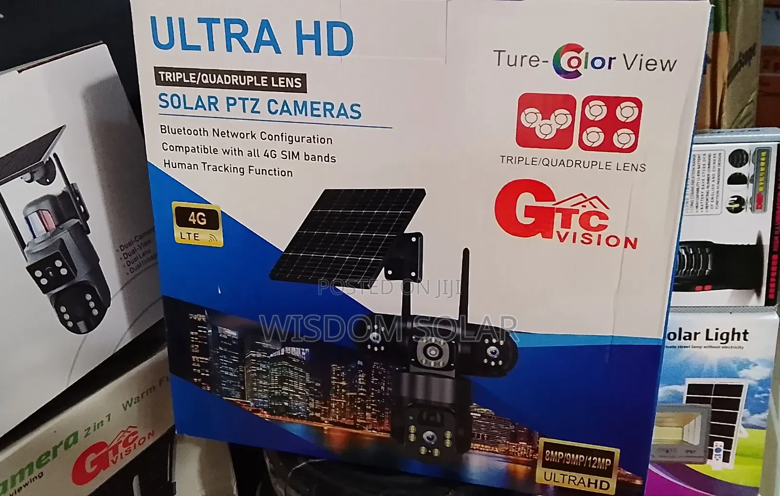 CCTV Camera With Solar Panel