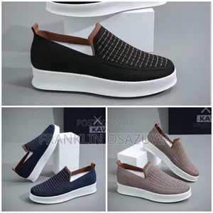 Unisex Knitted Slip-on Platform Sneakers