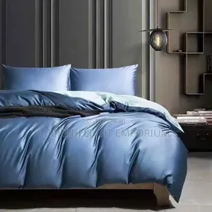 Blue Gray Mixed Duvet Set – Stylish, Soft Comfortable 