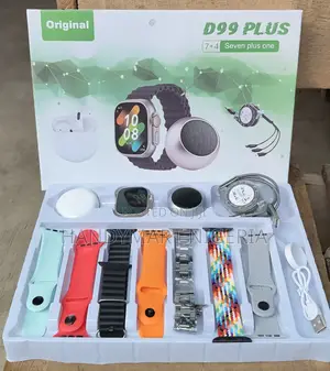 D99 Plus Smartwatch Combo Set 5% OFF