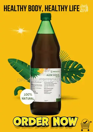 Aloe Vera Drink Plus Orange - 1 Litre(single)refreshing Beverage