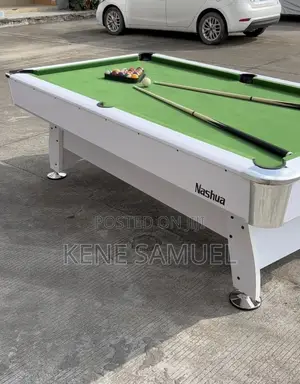 7 Feet Snooker Pool Table (White)