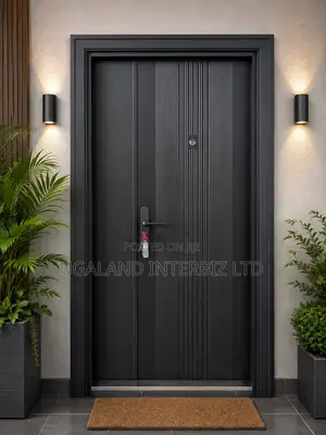 The Black Security Door