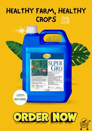 Super Gro - 1 Litre (Single)- Super Organic Liquid Farm Fertilizer