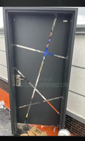 Elite Geometric Steel Entrance Door