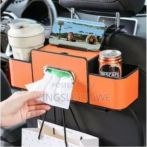 Multifunctional Car Organizer Rear Drainage Holder Storage Hanging Box