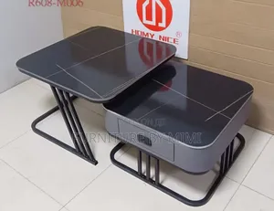Modern 2-in-1 Luxury Nesting Center Table Set With Drawer (All Colors)