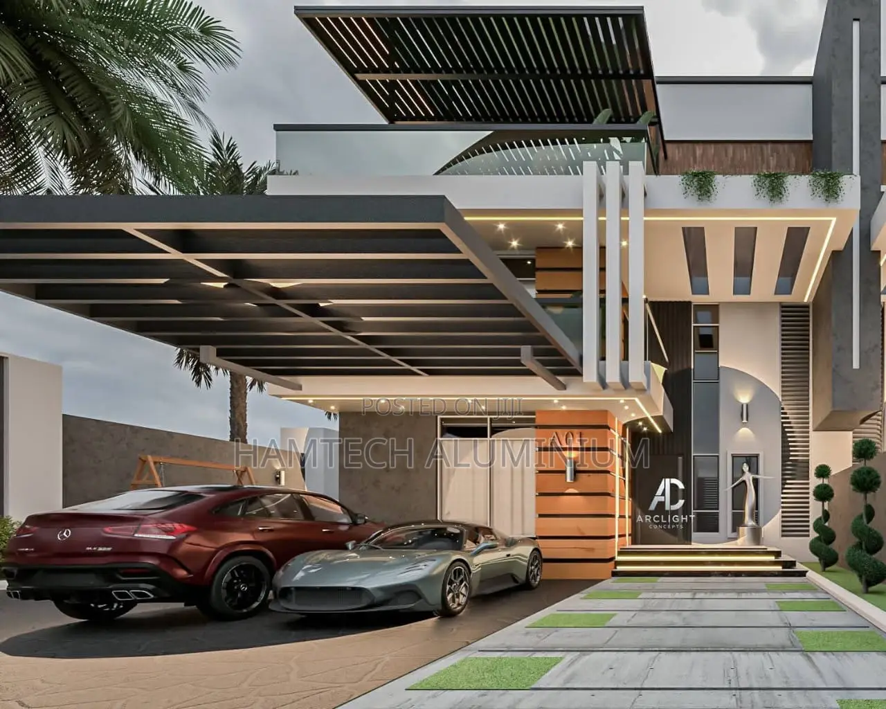 Architectural 3D Design Drawing