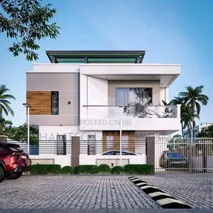 3D Modern Duplex Architectural Design
