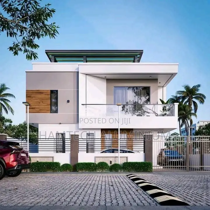 3D Modern Duplex Architectural Design