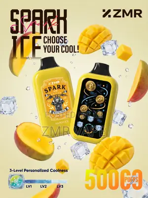ZMR Spark 50000 Puffs Mango Ice Portable Flavor
