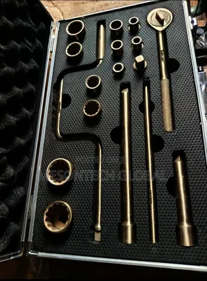 Non Spark 1⁄2" Socket Set ( Brass)/Non-Spark Socket Wrench Set