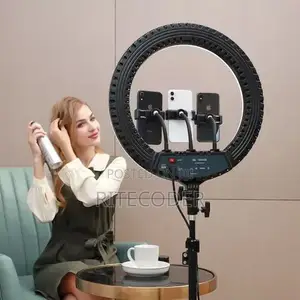 Selfie Studio Ring Light LED 18 Inches + 210CM Tripod Stand