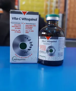  Vita-C Vétoquinol (50 mL) – Injectable Oral Vitamin C for Animals