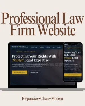 Professional Law Firm Website Design for Lawyers Legal Firms