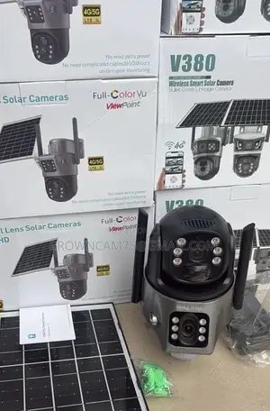 View Point Dual Lens V380 Solar PTZ CCTV Camera