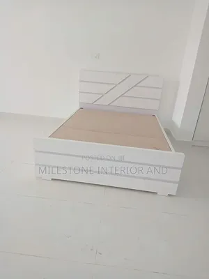Pure White 6/6 Bed Frame With Chest Design