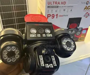 CCTV 4Lens 4G Full HD Intelligent Wireless Solar Powered CCTVS