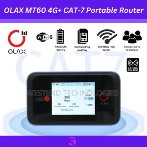 OLAX 4G+ CAT-7 Portable Mobile WiFi Hotspot Dual-Band 4000mAh Battery