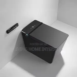 A Smart Toilet With an Automatic Lid Opening Feature.