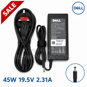 Dell 45W Small Tip Laptop Charger – 19.5V 2.31A Adapter