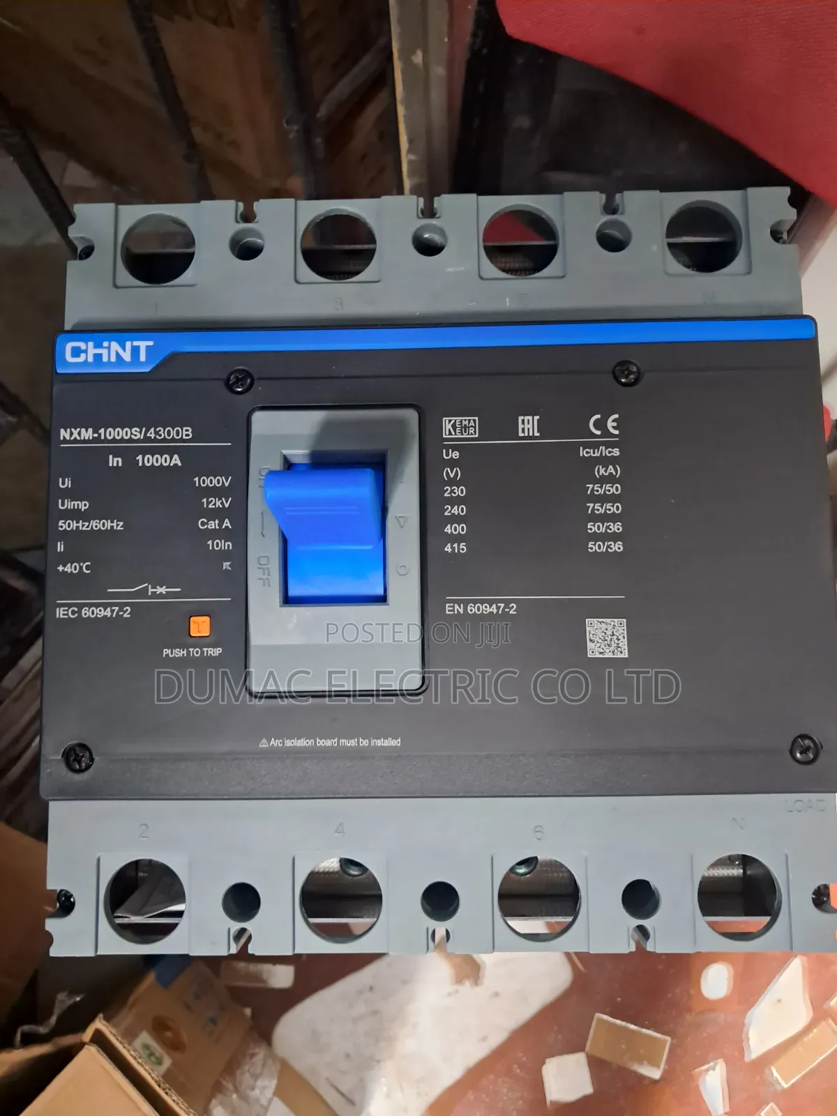 1000A 4pole McCb Chint