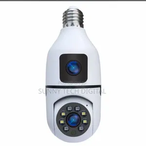 V380 Dual Lens WiFi Bulb Camera