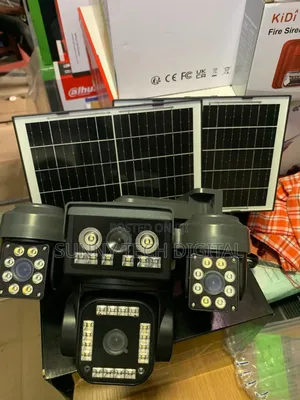 Hieasy 4 Lens PTZ Solar Camera With Double Panels