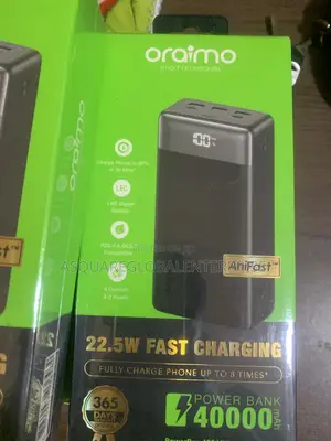 Oraimo 40000mah 22.5w Fast Charging Power Bank