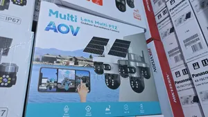 Aov 3 Lens PTZ Solar Camera