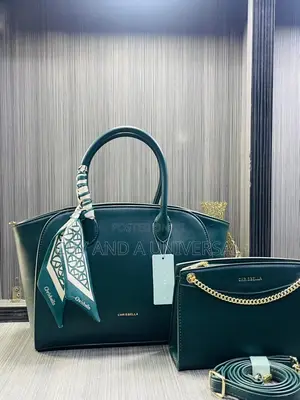 Chrisbella Handbag With a Mini Bag and Adjustable Strap