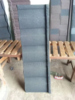 Black Roman and Bond High Grade Stone Coated Roofing Sheets With 50 Ye