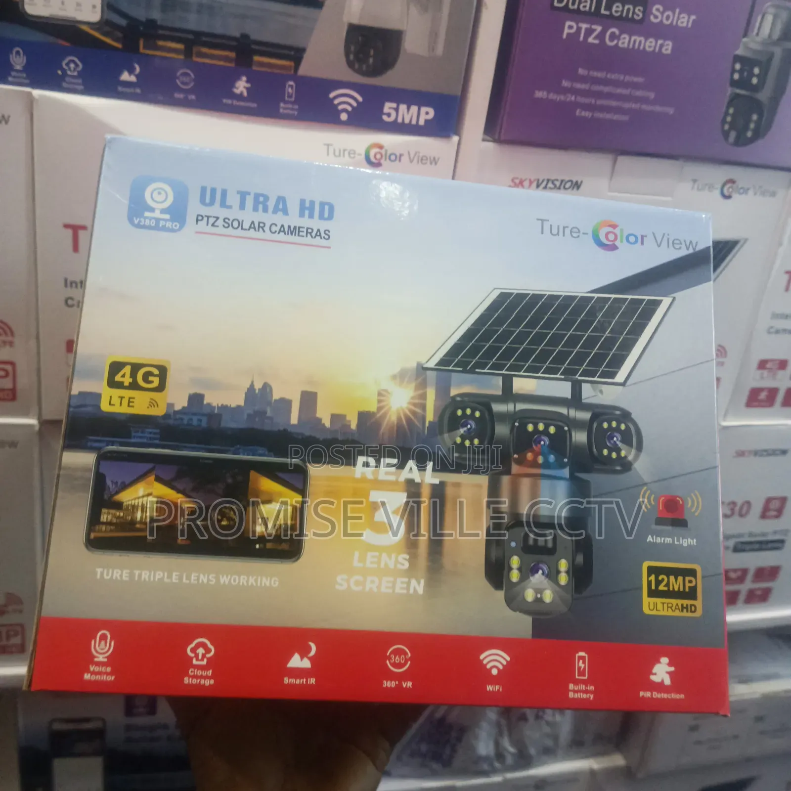 3 View Solar Camera