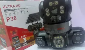 Solar 4G V380 Pro 3-Lens PTZ Solar Security Camera. All Rotating Angle