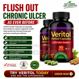 Veritol Herbal Capsules- Natural Ulcer Solution