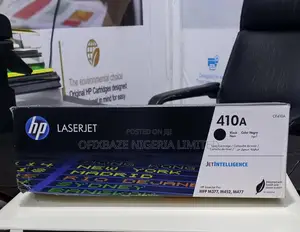 HP 410A Black Original LaserJet Toner Cartridge, CF410A