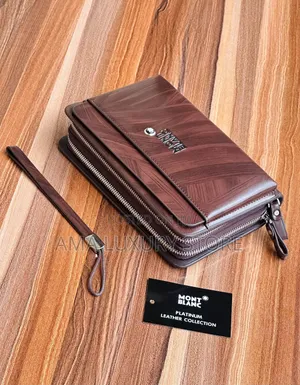 Mont Blanc Luxury Men Armpit Purse– Stylish, Durable Premium Leather