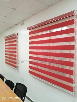 Window Blinds Red Colour