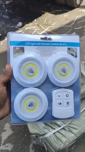 3pcs Led Light With Remote Control