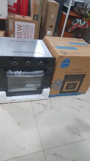 New HOMESTAR HSQMB60-BK 75L Oven Capacity Built-in Gas Electric Oven