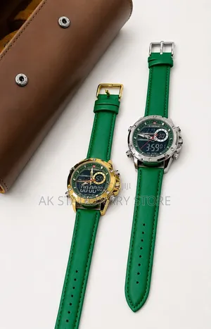 Naviforce 9208 Quality Leather Strap and Waterproof